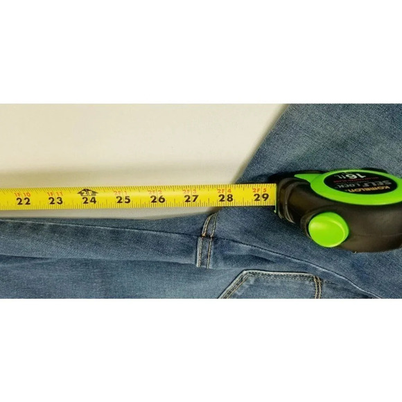 Levi's 26X28 Women's 721 High Rise Skinny Ankle Zip Blue Denim Premium Jeans - Picture 4 of 15